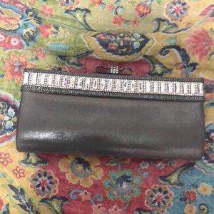 Gray-metallic clutch 💕